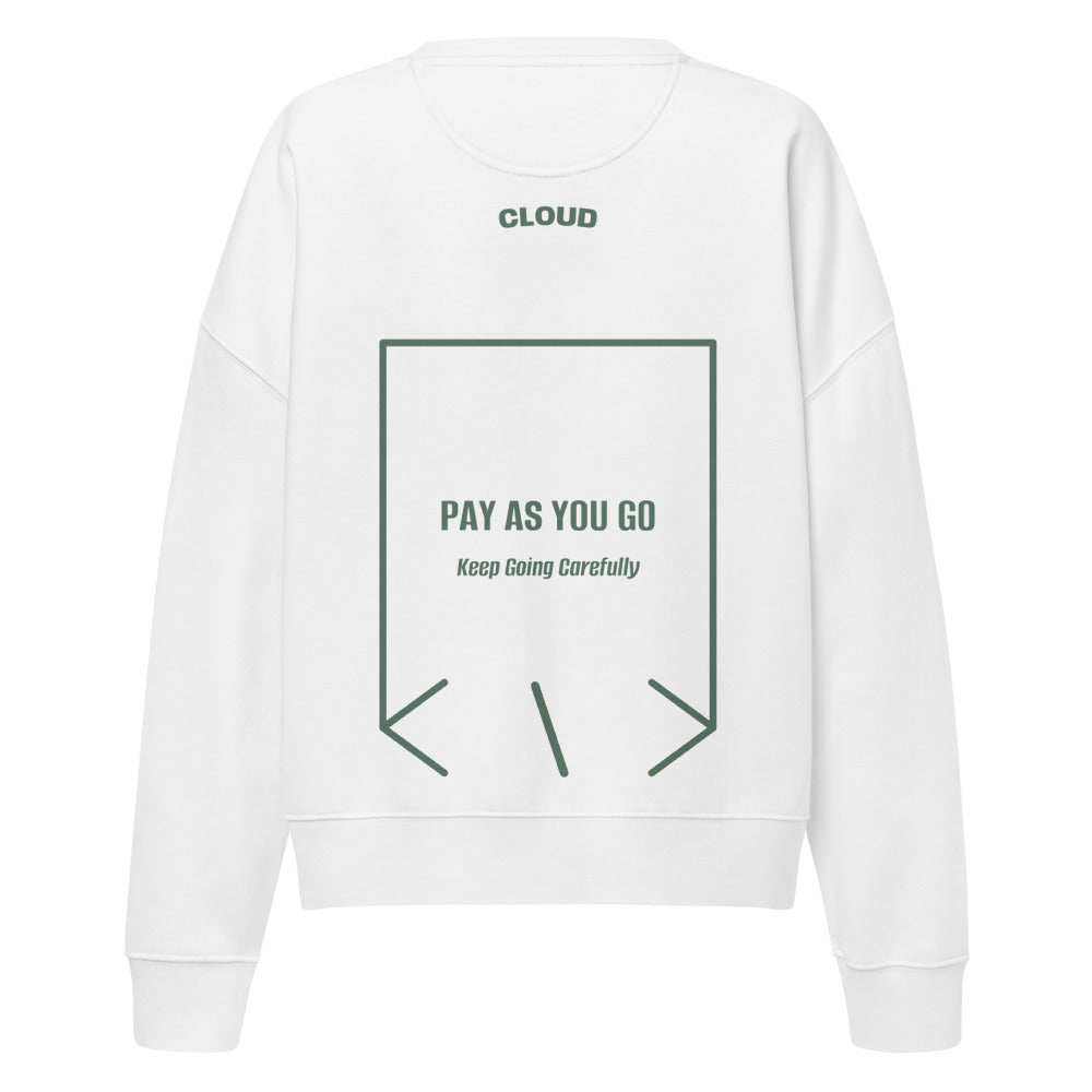 Pay As You Go — White Green Bay back mockup
