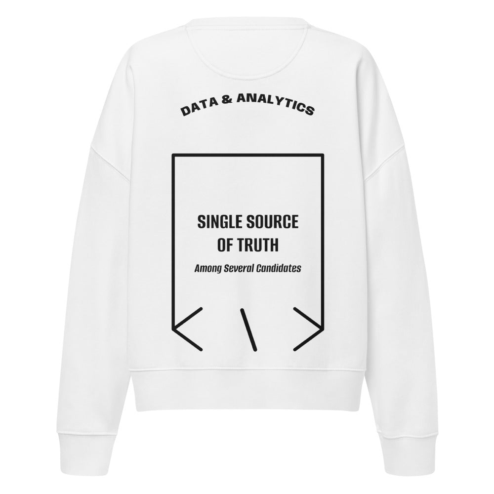 Single Source Of Truth — White Black back mockup