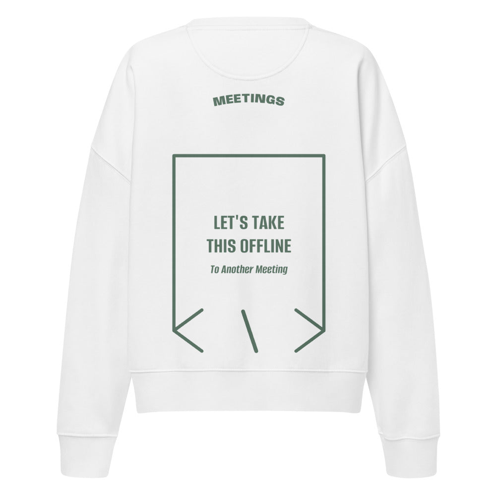 Let's Take This Offline — White Green Bay back mockup