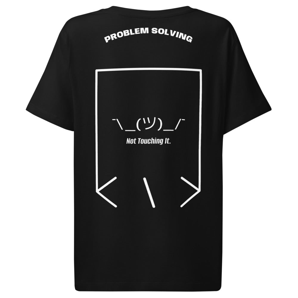 ¯\_(ツ)_/¯ — Black White back mockup