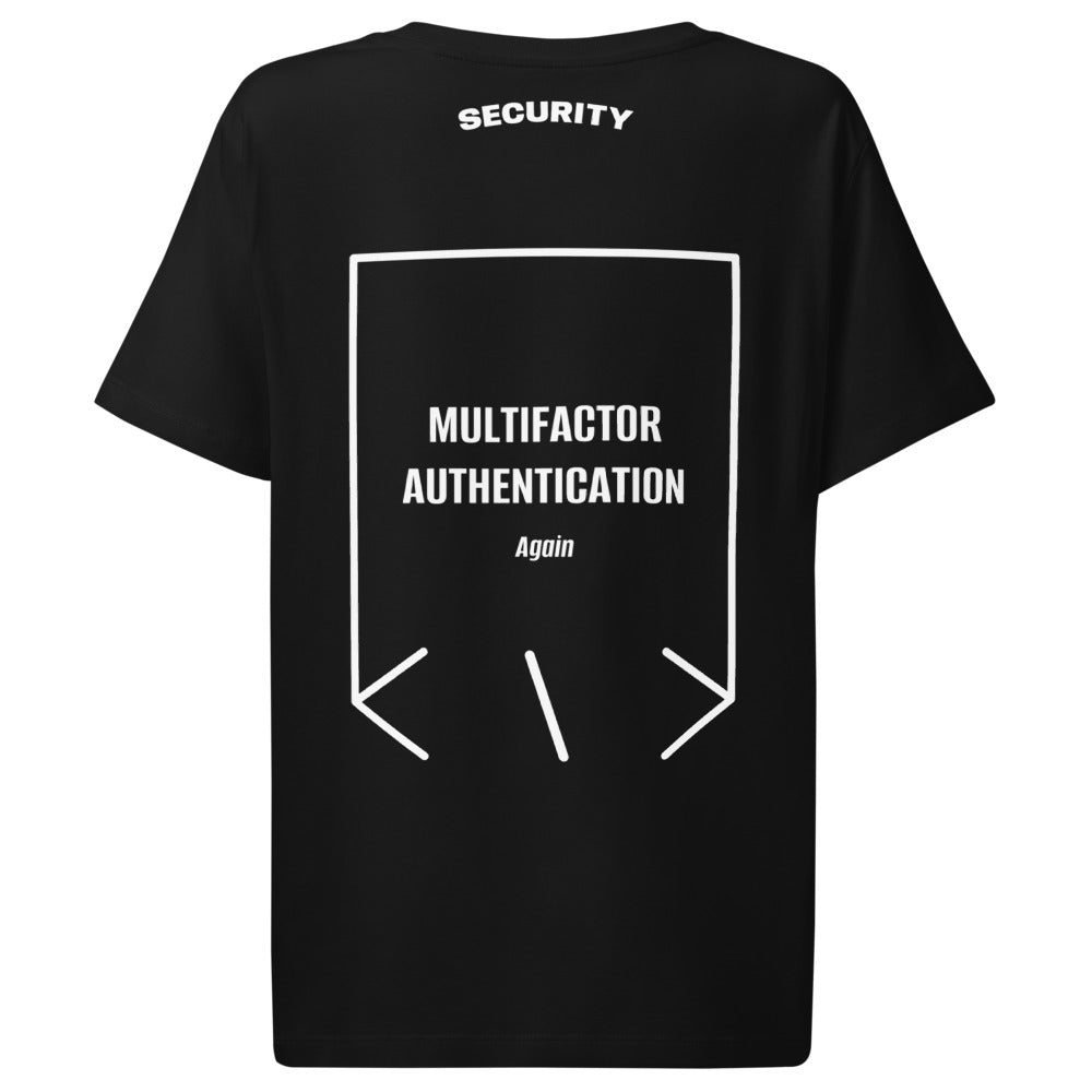 Multifactor Authentication — Black White back mockup