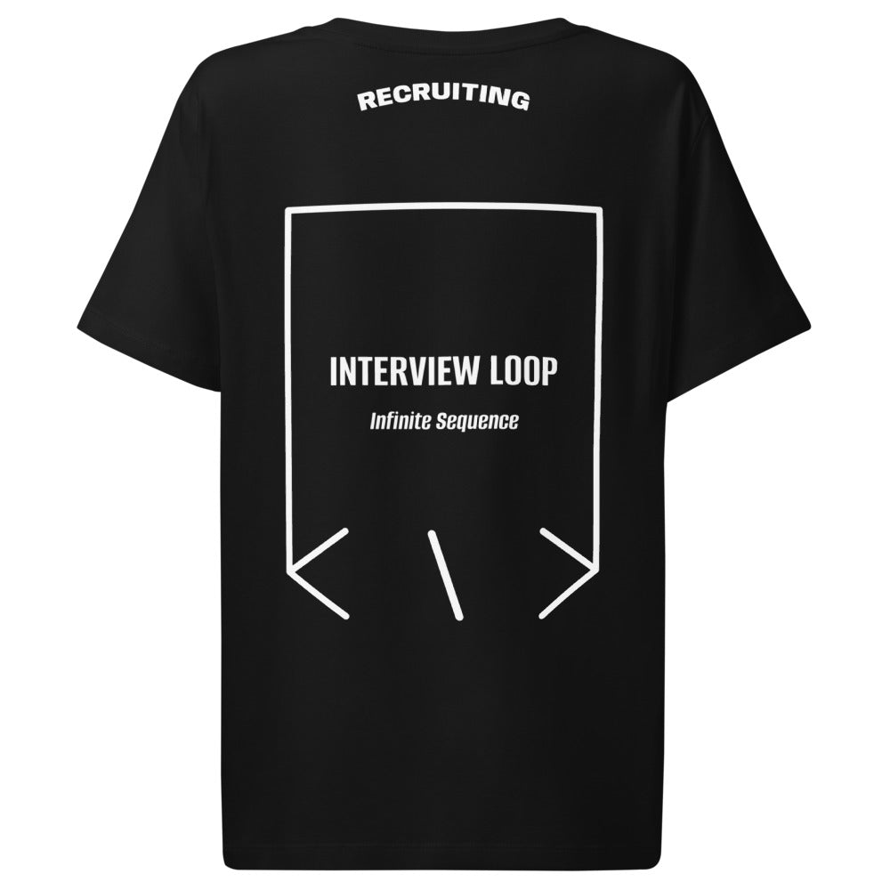 Interview Loop — Black White back mockup