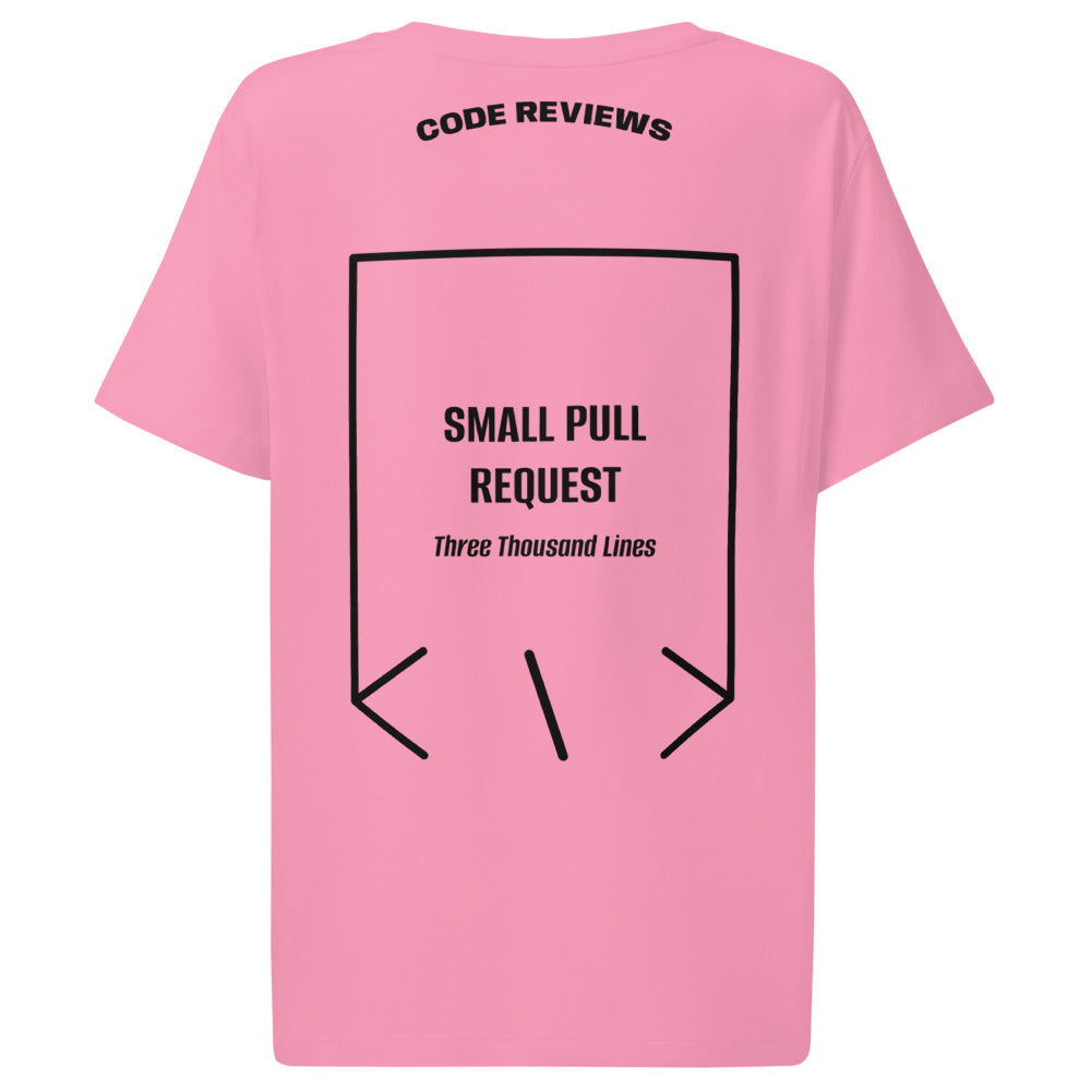 Small Pull Request — Bubble Pink Black back mockup