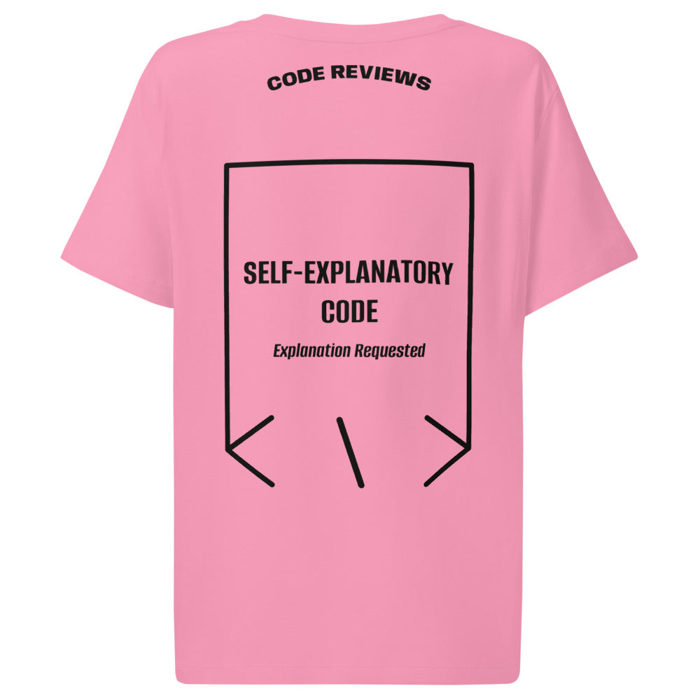 Self-Explanatory Code — Bubble Pink Black back mockup