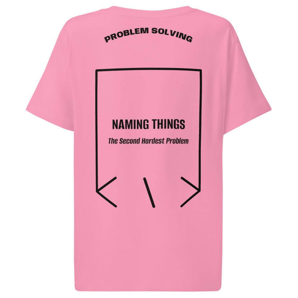 Naming Things — Bubble Pink Black back mockup