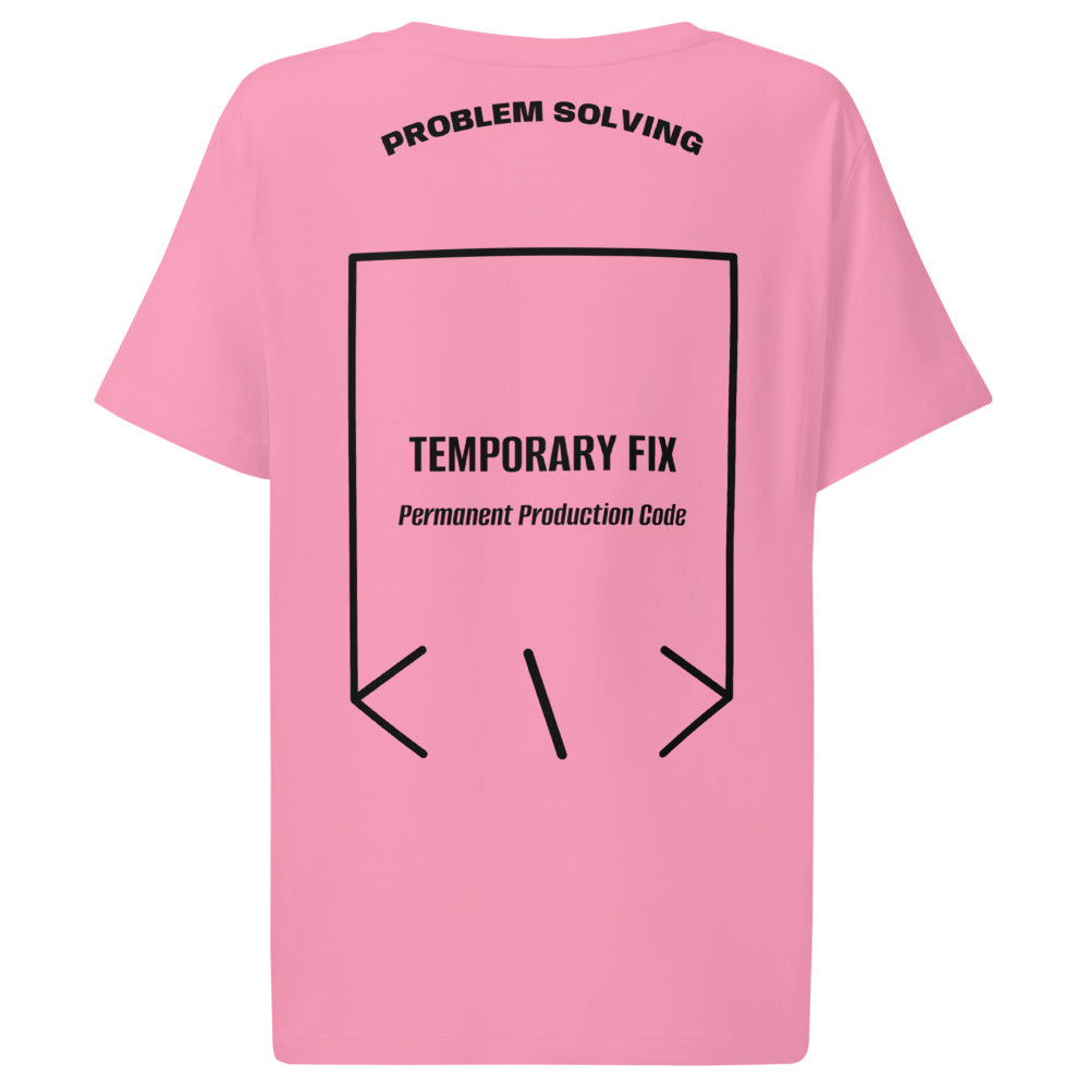 Temporary Fix — Bubble Pink Black back mockup