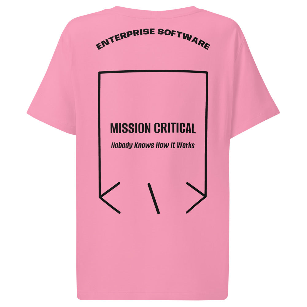 Mission Critical — Bubble Pink Black back mockup