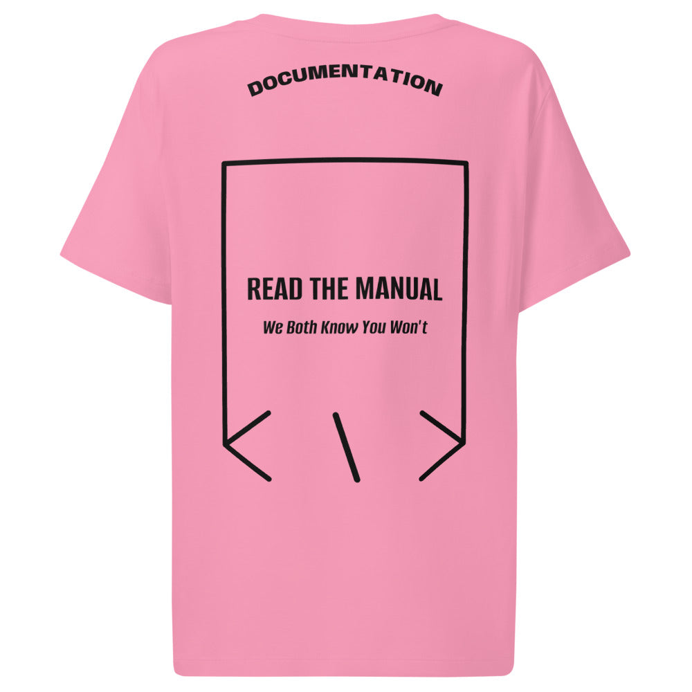 Read The Manual — Bubble Pink Black back mockup