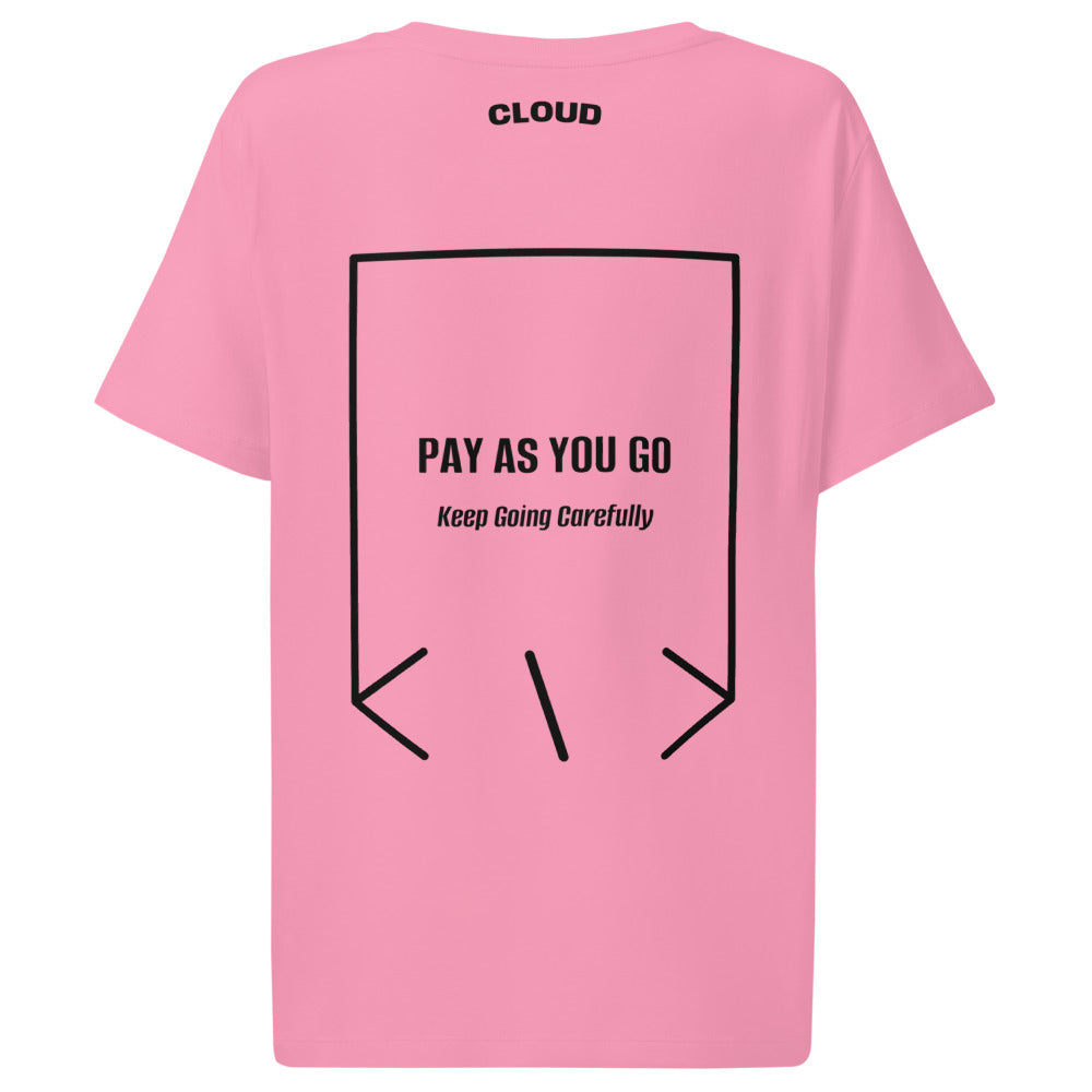 Pay As You Go — Bubble Pink Black back mockup