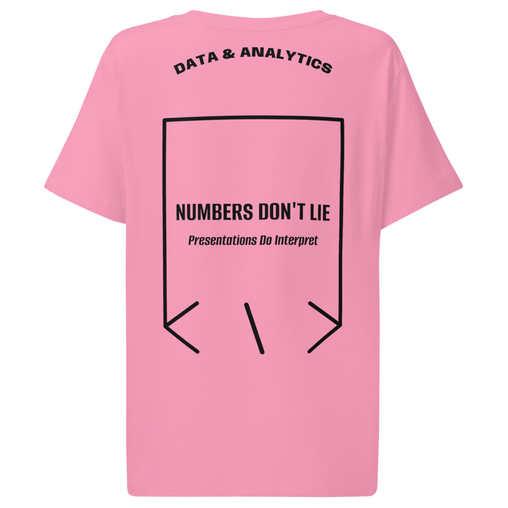 Numbers Don't Lie — Bubble Pink Black back mockup