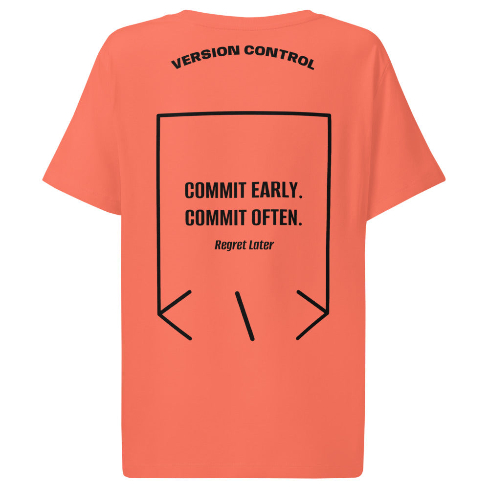 Commit Early. Commit Often. — Fiesta Black back mockup