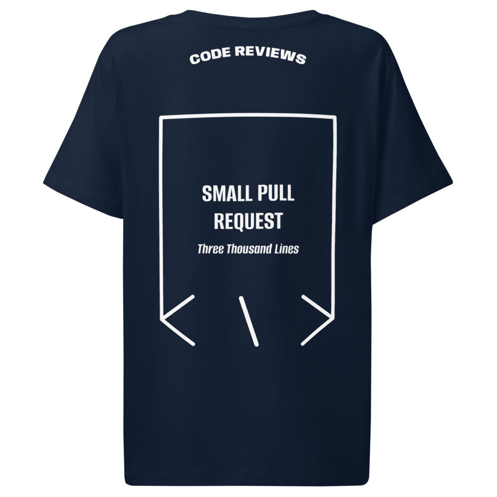 Small Pull Request — French Navy White back mockup