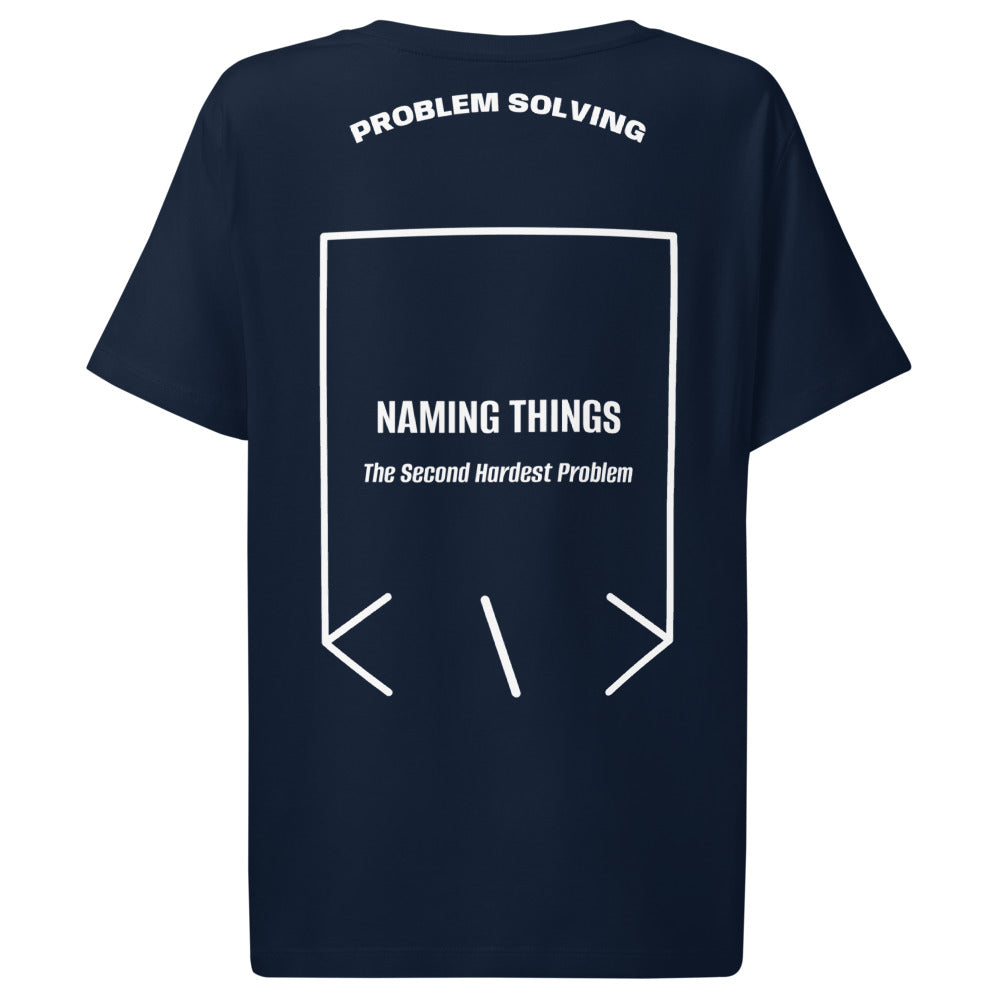 Naming Things — French Navy White back mockup
