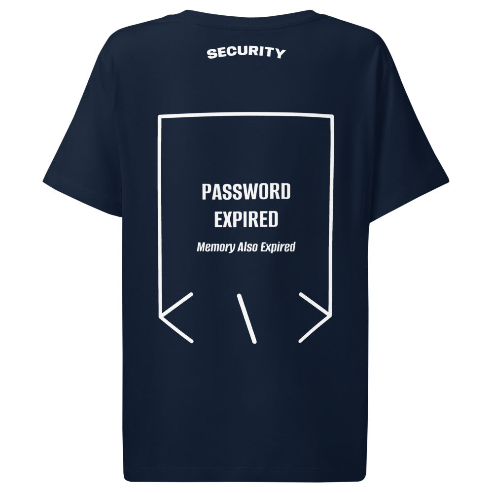 Password Expired — French Navy White back mockup