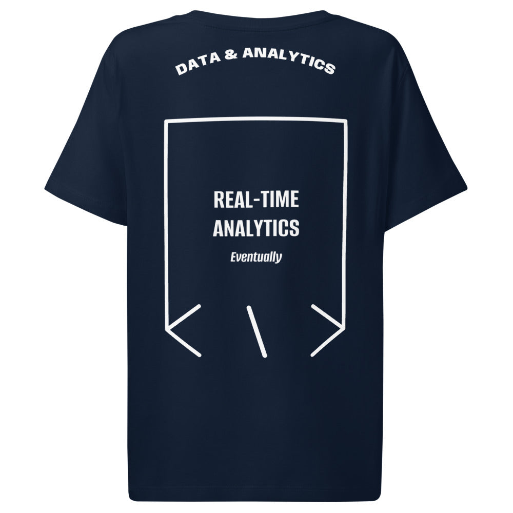 Real-Time Analytics — French Navy White back mockup