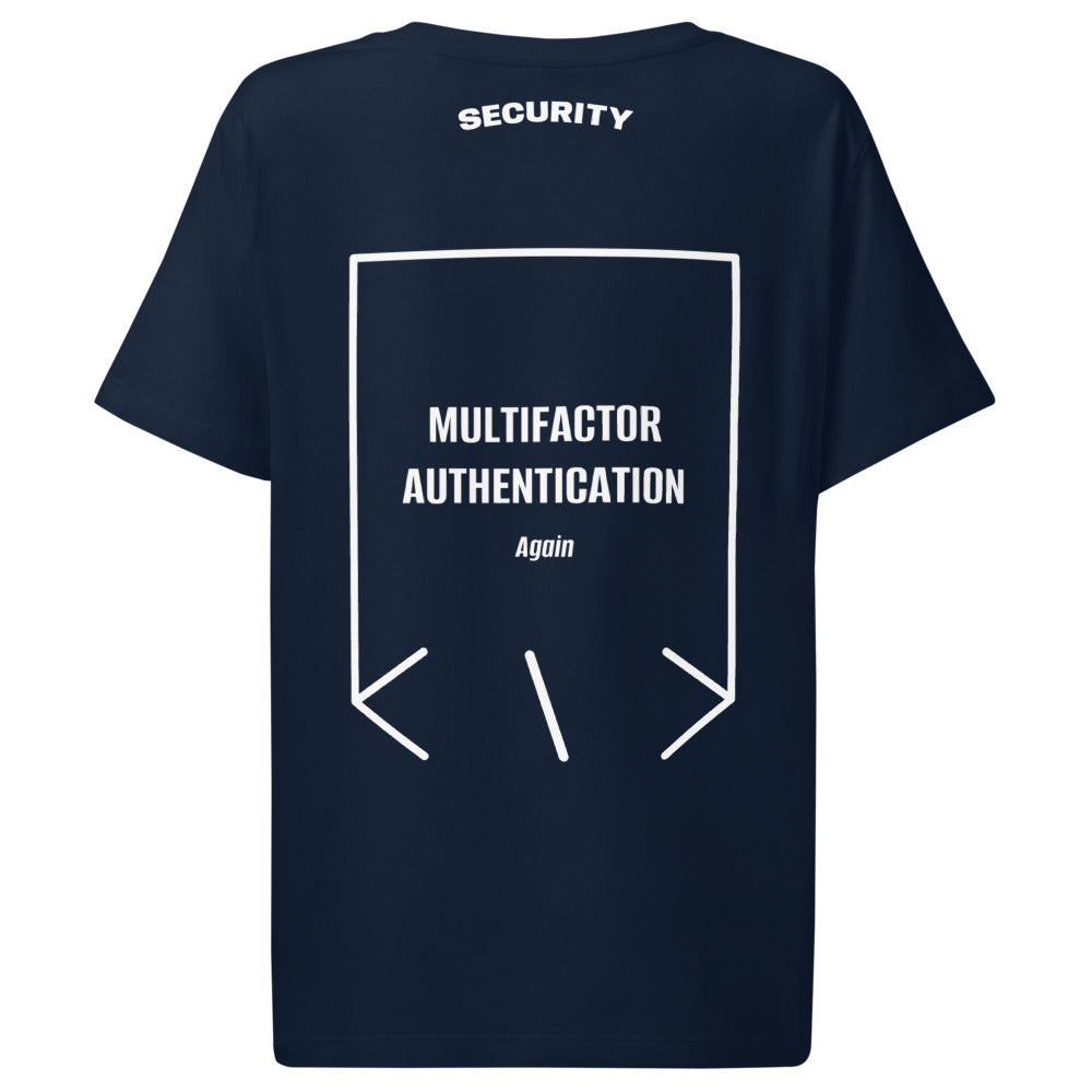 Multifactor Authentication — French Navy White back mockup