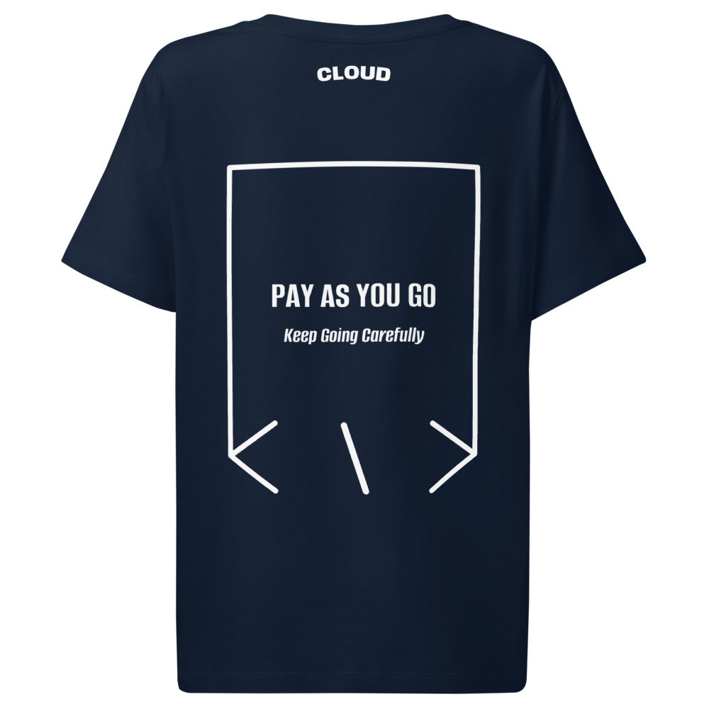 Pay As You Go — French Navy White back mockup