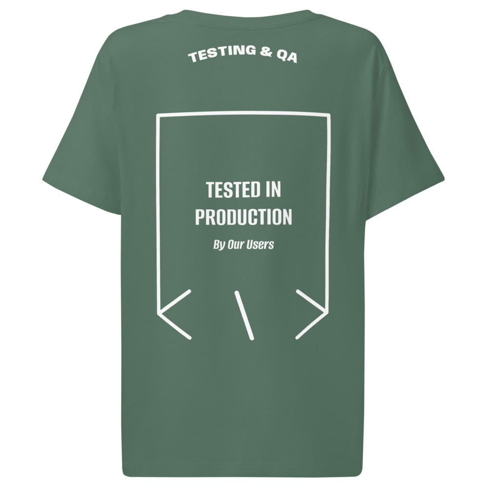 Tested In Production — Green Bay White back mockup