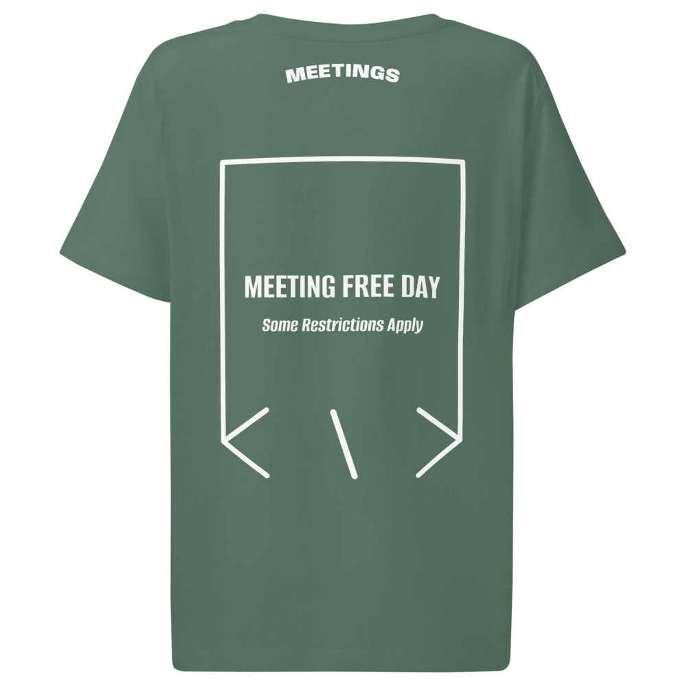 Meeting Free Day — Green Bay White back mockup