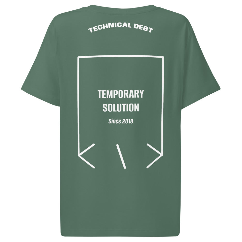 Temporary Solution — Green Bay White back mockup