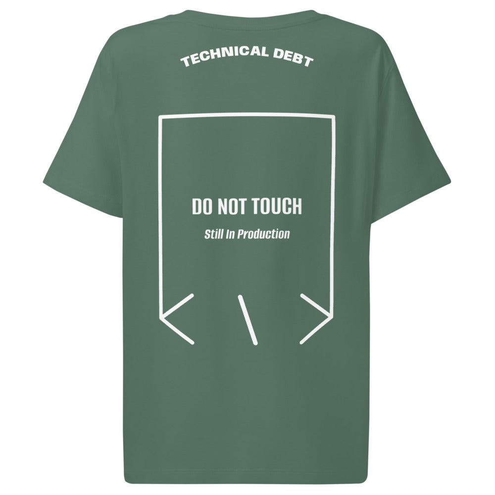 Do Not Touch — Green Bay White back mockup