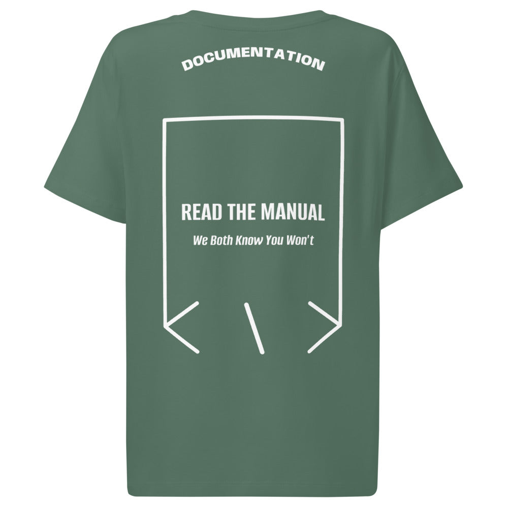 Read The Manual — Green Bay White back mockup