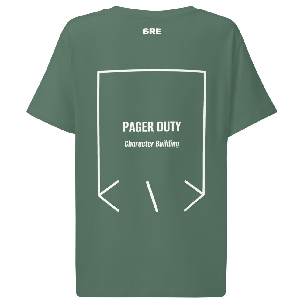Pager Duty — Green Bay White back mockup