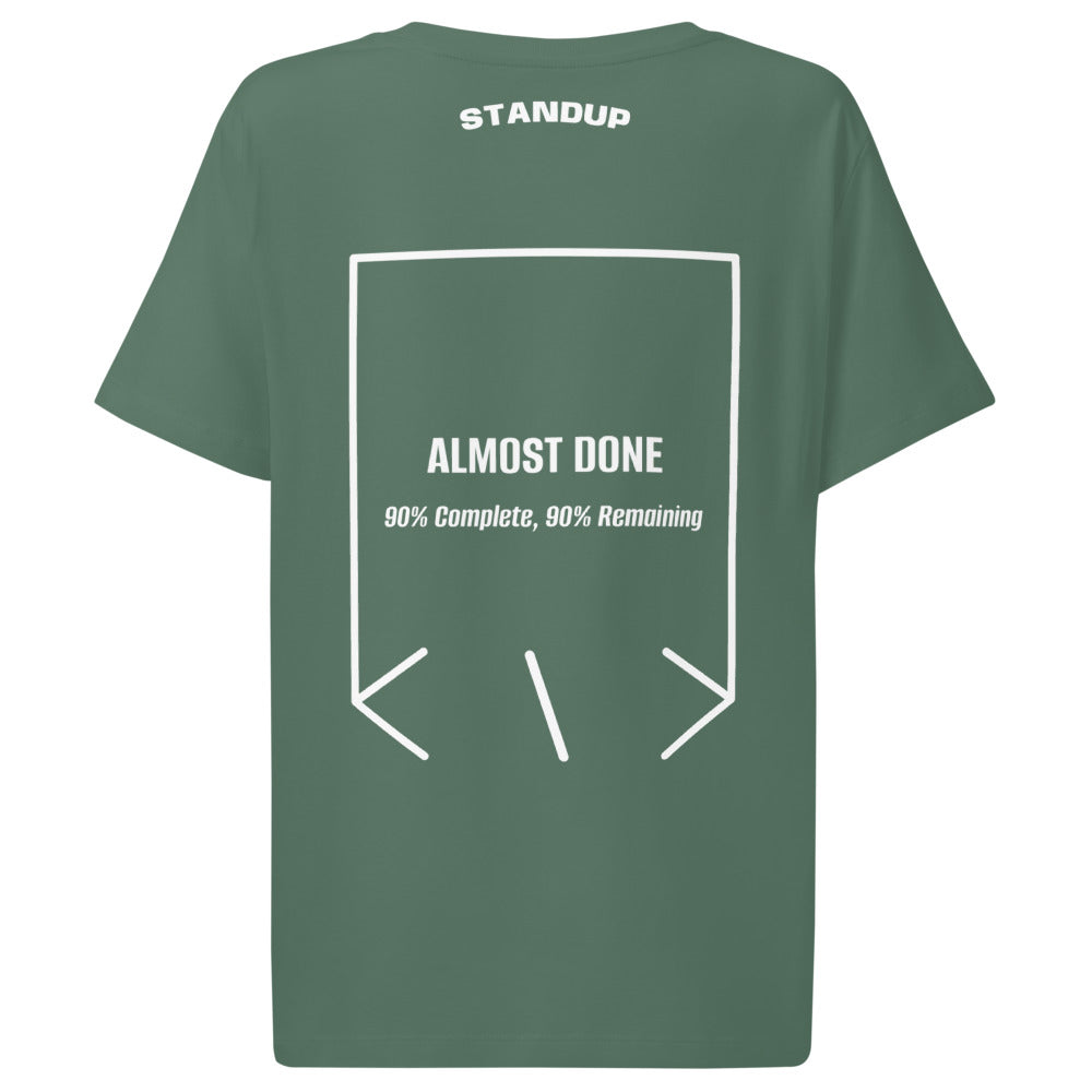 Almost Done — Green Bay White back mockup