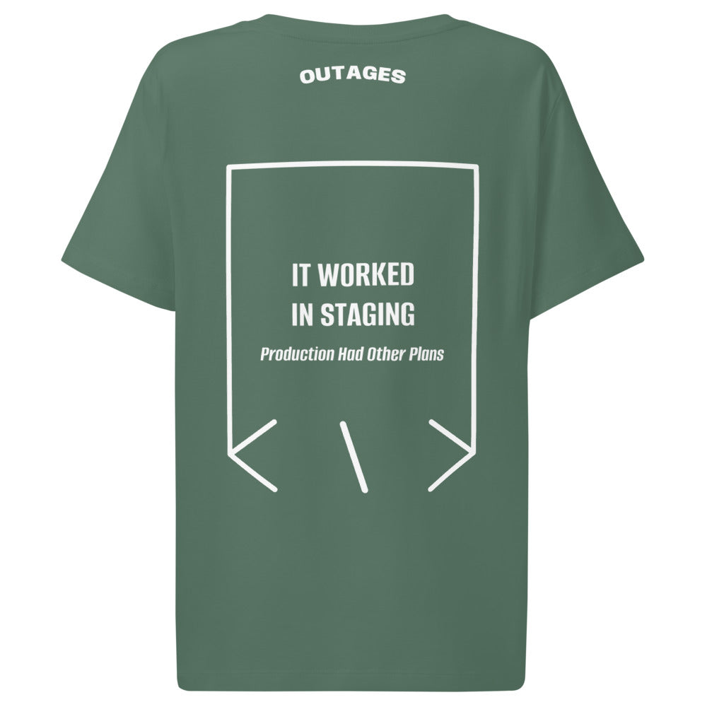 It Worked In Staging — Green Bay White back mockup