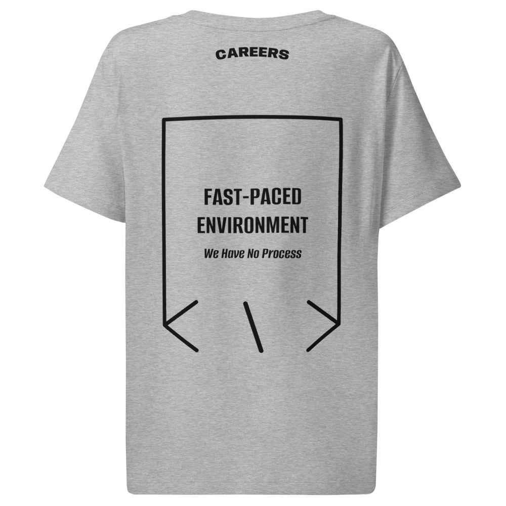 Fast-Paced Environment — Heather Grey Black back mockup