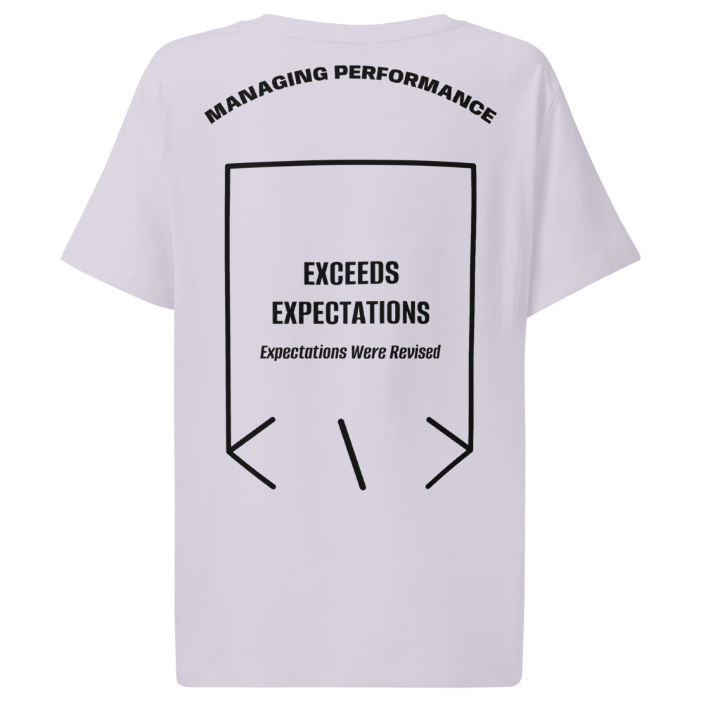 Exceeds Expectations — Lavender Black back mockup