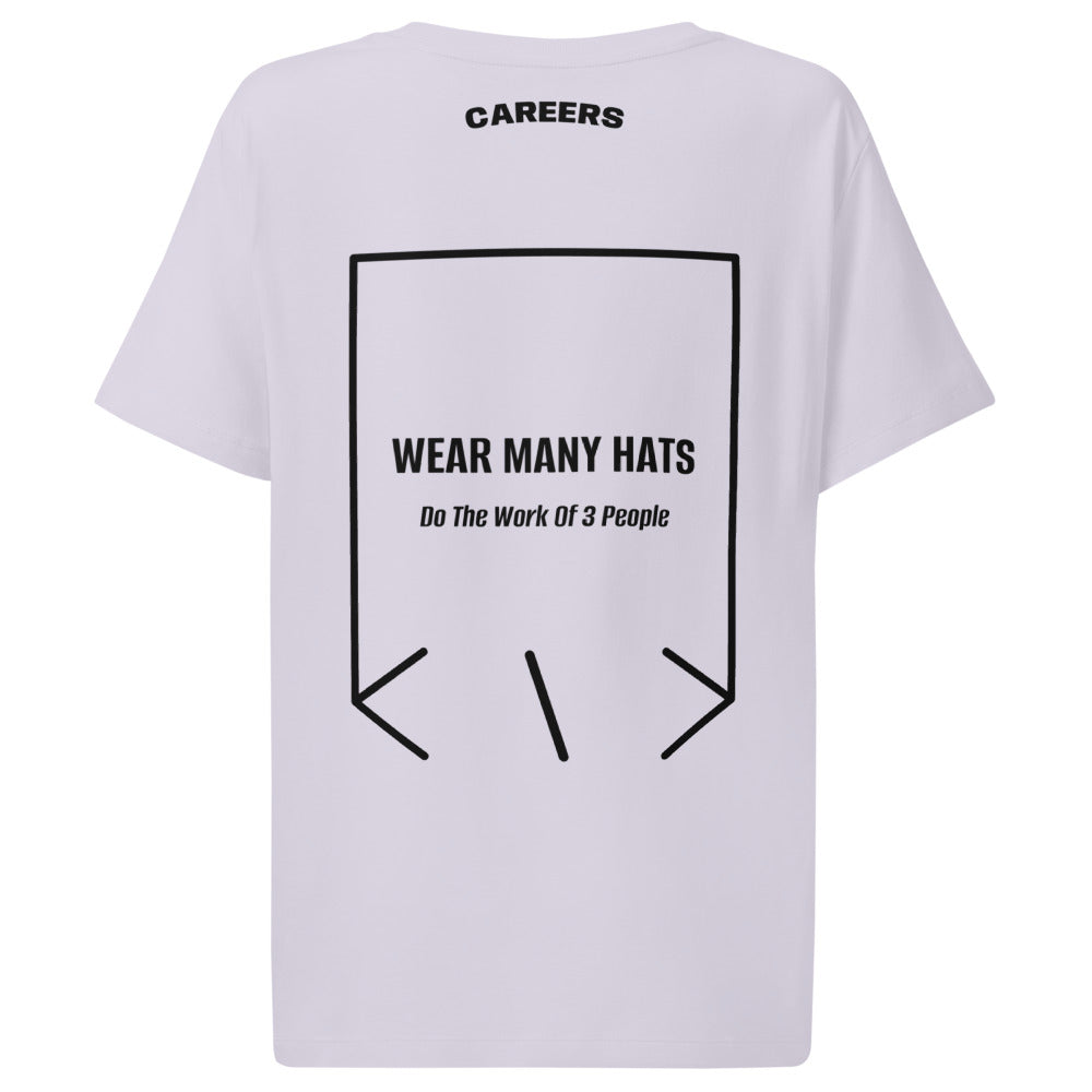 Wear Many Hats — Lavender Black back mockup