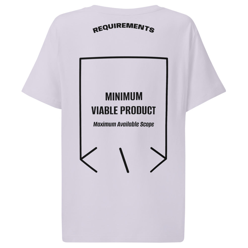 Minimum Viable Product — Lavender Black back mockup