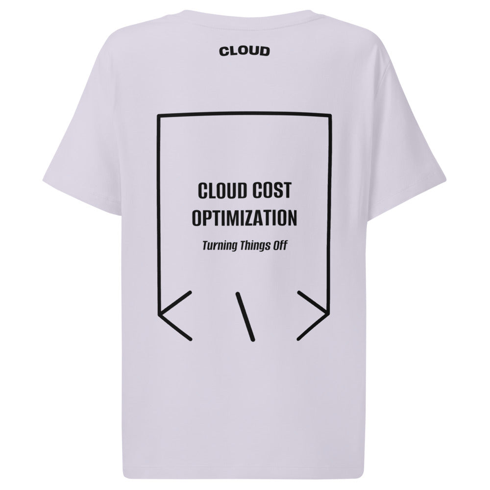 Cloud Cost Optimization — Lavender Black back mockup
