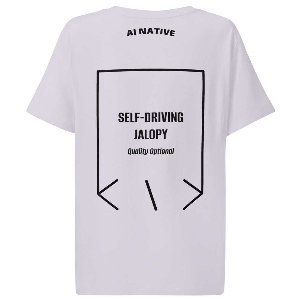 Self-Driving Jalopy — Lavender Black back mockup