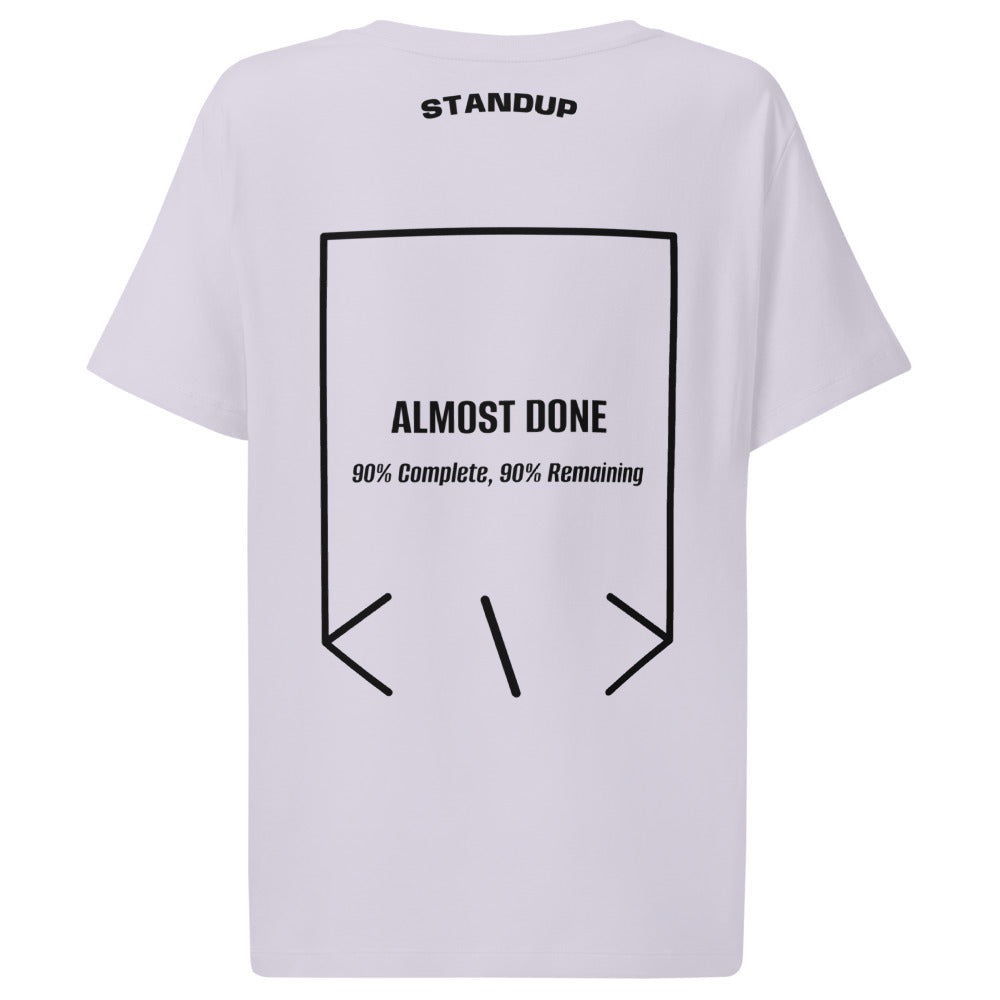 Almost Done — Lavender Black back mockup