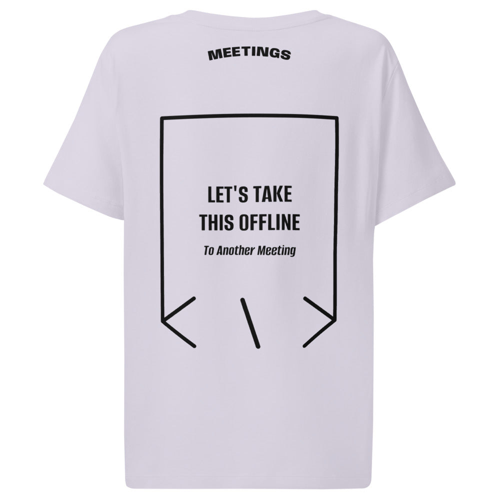 Let's Take This Offline — Lavender Black back mockup