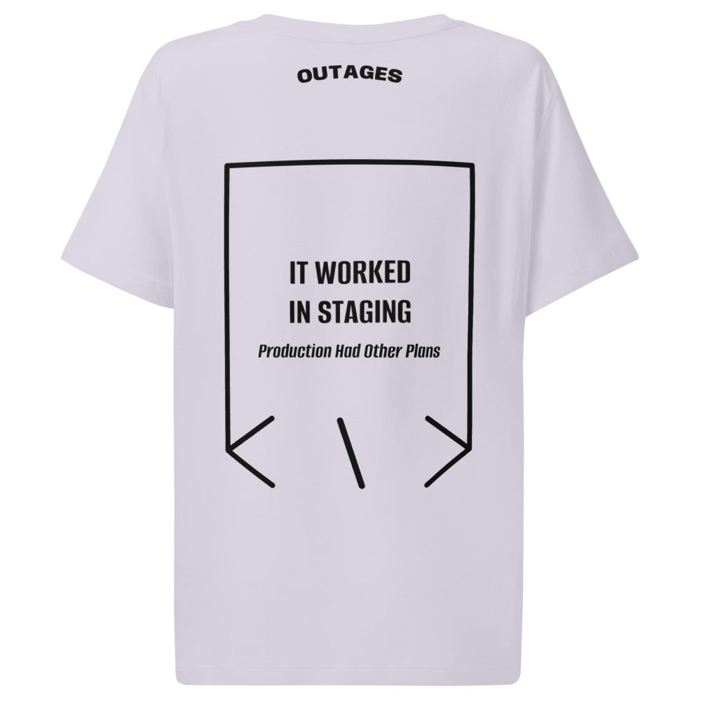 It Worked In Staging — Lavender Black back mockup