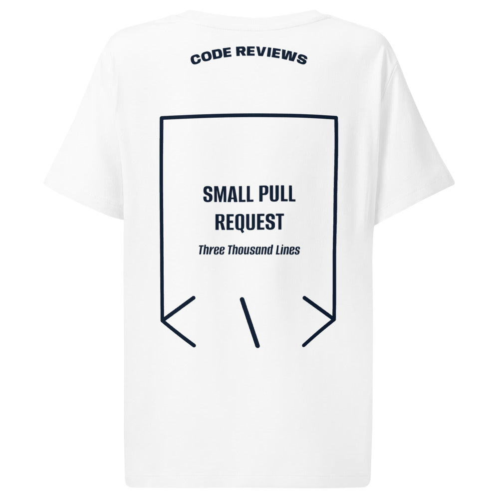 Small Pull Request — White French Navy back mockup