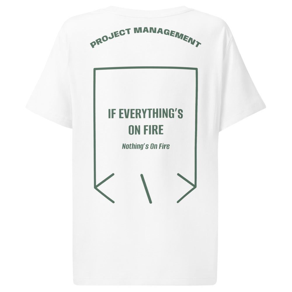 If Everything’s On Fire — White Green Bay back mockup