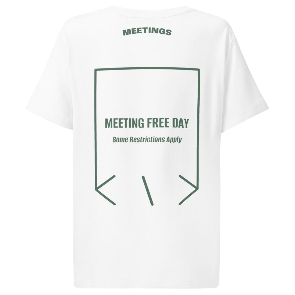 Meeting Free Day — White Green Bay back mockup