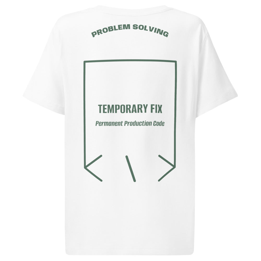 Temporary Fix — White Green Bay back mockup