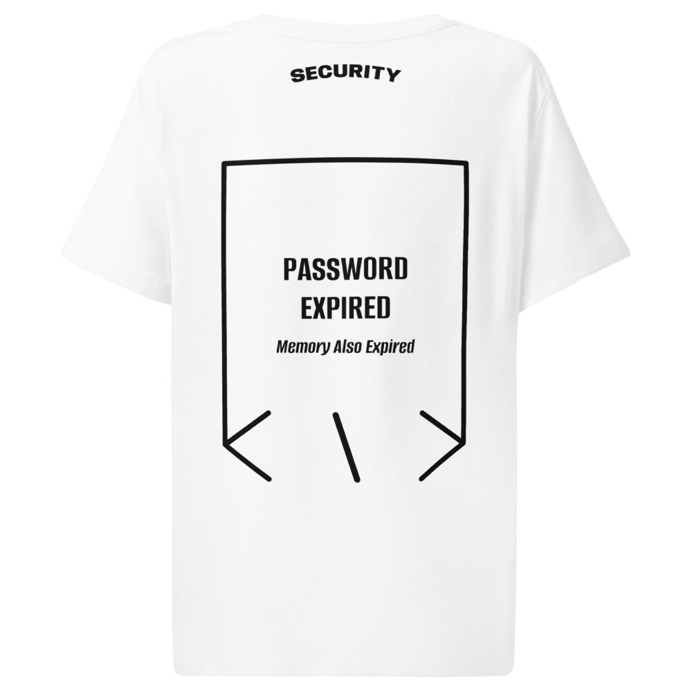 Password Expired — White Black back mockup