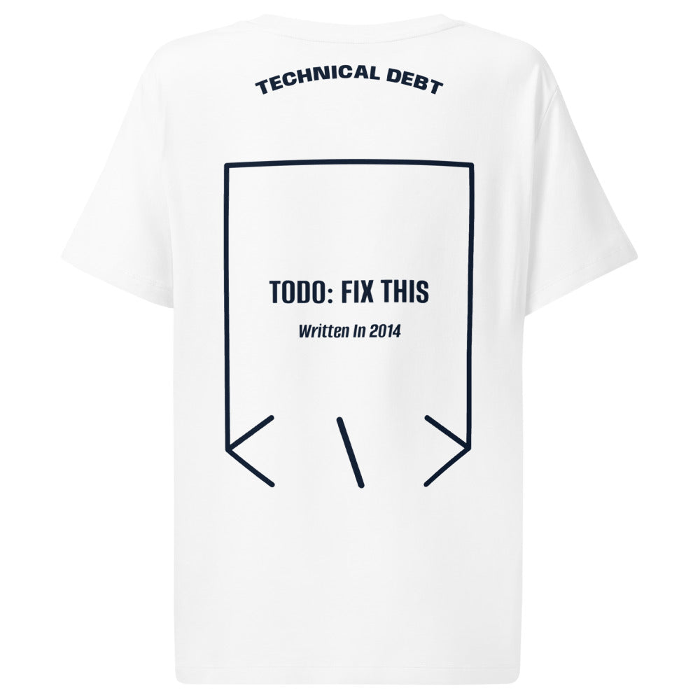 TODO: Fix This — White French Navy back mockup