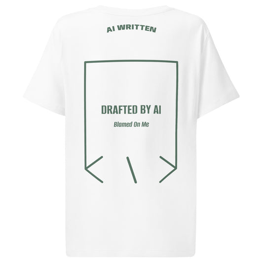 Drafted By AI — secondary back mockup
