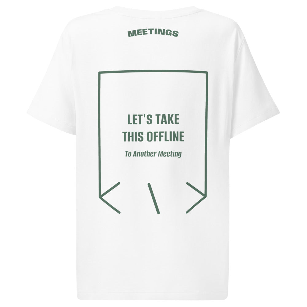 Let's Take This Offline — White Green Bay back mockup