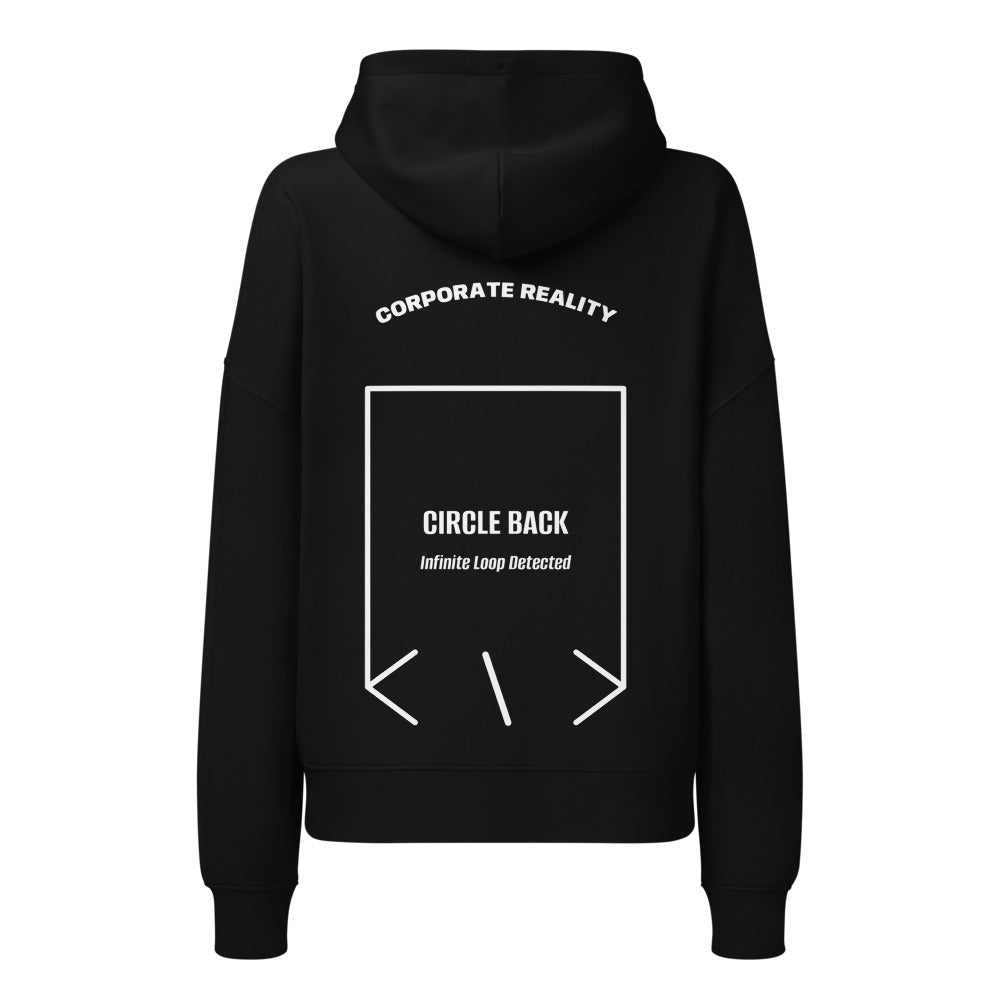 Circle Back — Black White back mockup