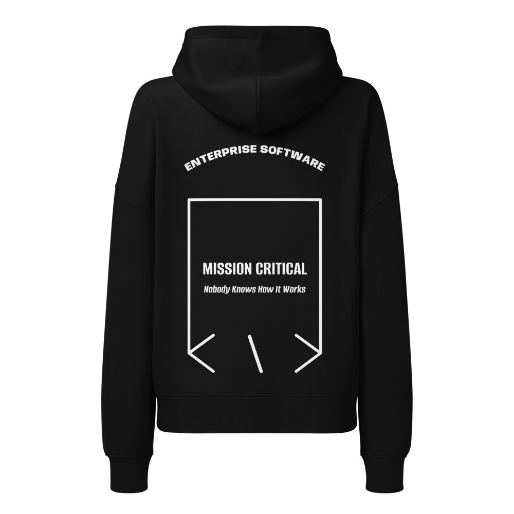 Mission Critical — Black White back mockup