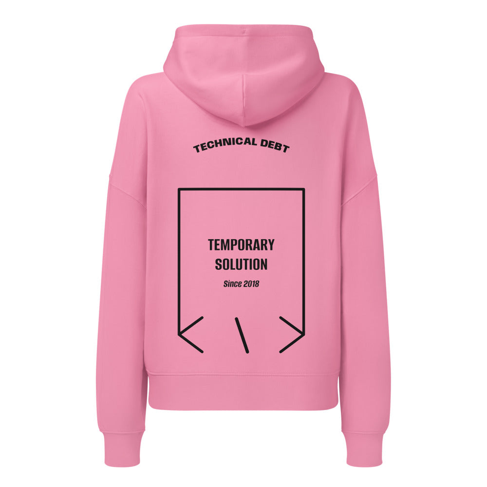 Temporary Solution — Bubble Pink Black back mockup