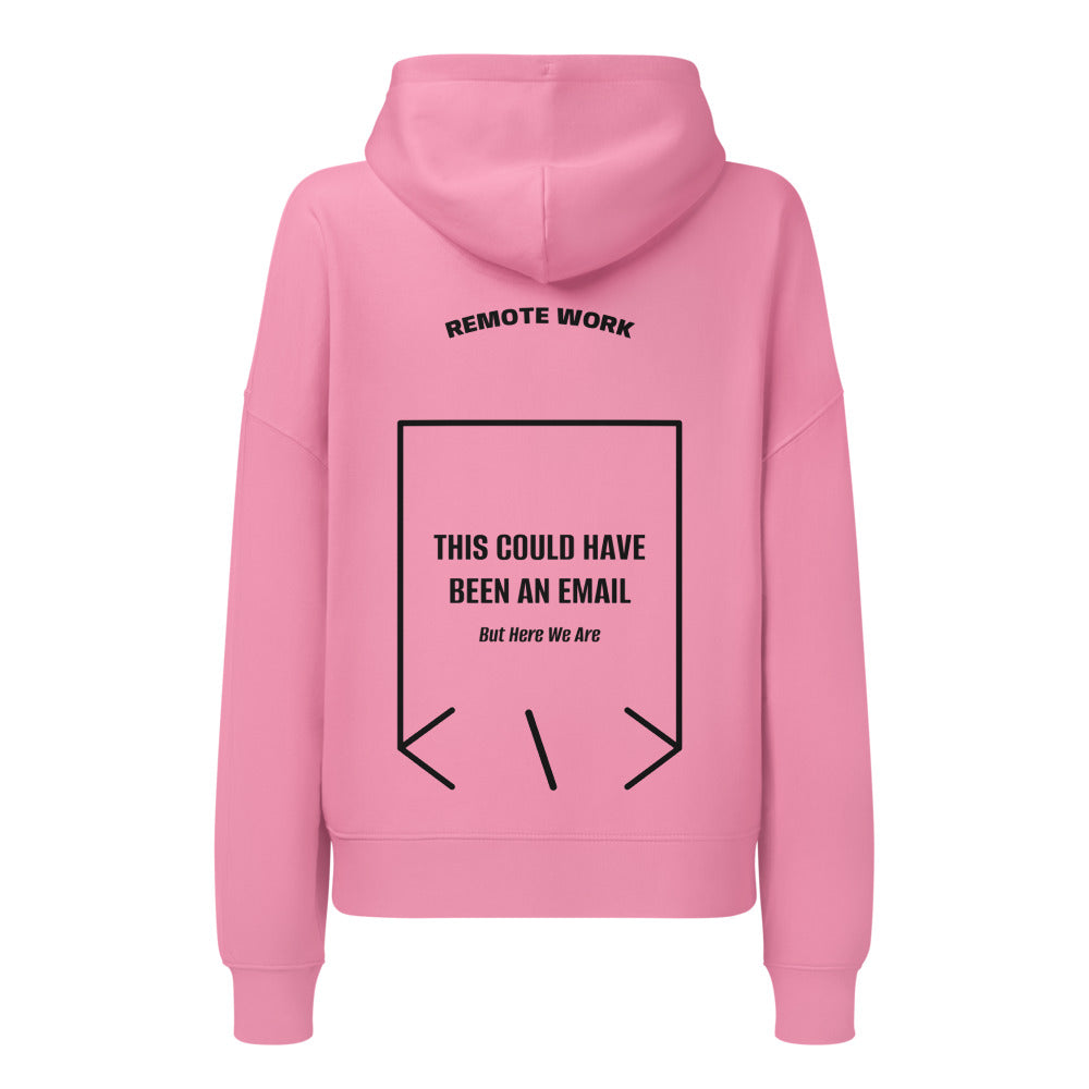 This Could Have Been An Email — Bubble Pink Black back mockup